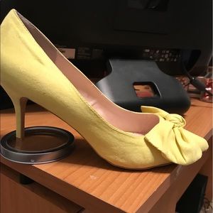 Lime green shoes