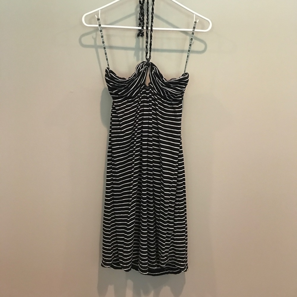 Summer open back dress