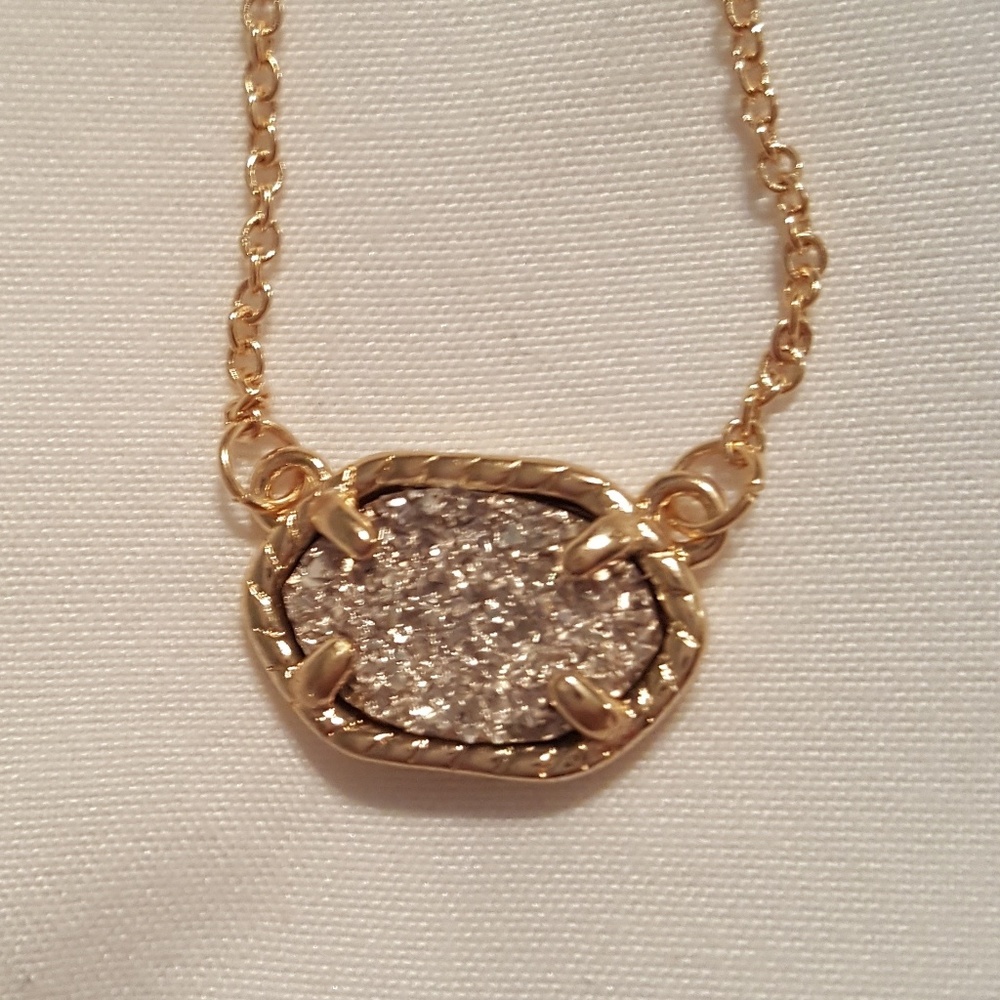 Brand new druzy necklace