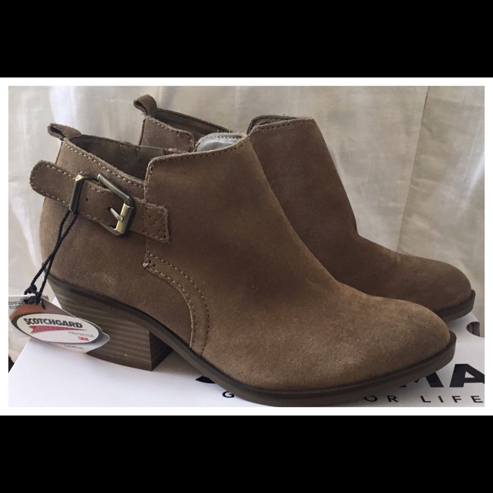 Genuine Suede Booties