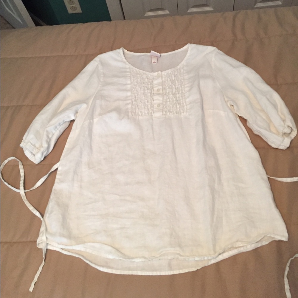 Pretty linen top