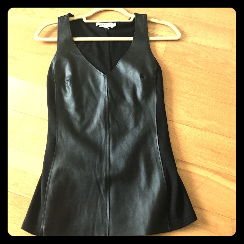 Sexy leather top!