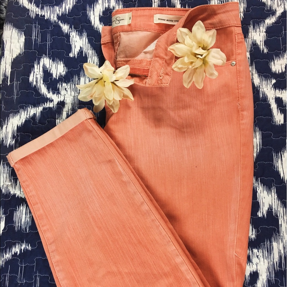 Jessica Simpson Forever Skinny Crop Jean Sz 31