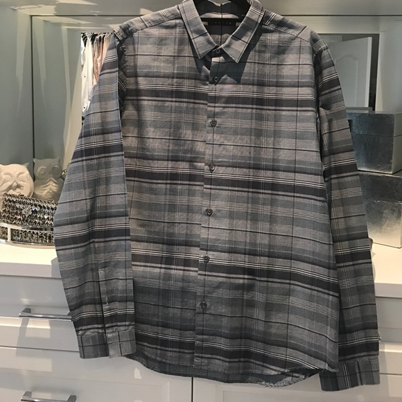 Theory Other - Theory plaid button down