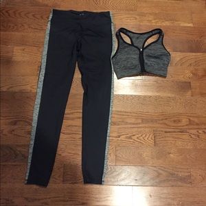 LOT of 2 workout clothes (leggings and sports bra)