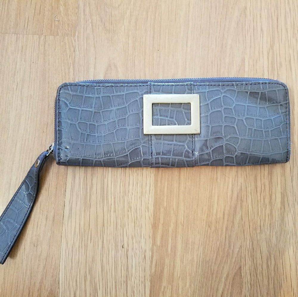 Gray Wristlet Wallet