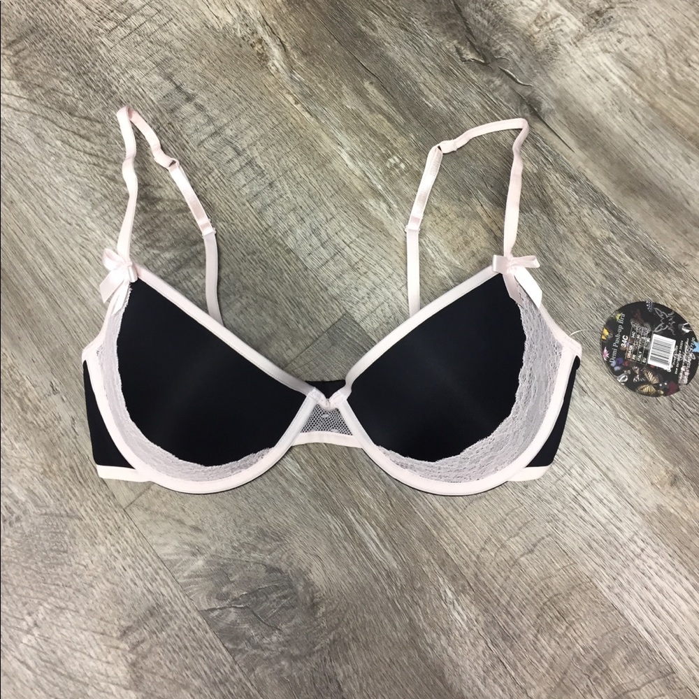 Christian lacroix Demi push up bra nwt pink lace
