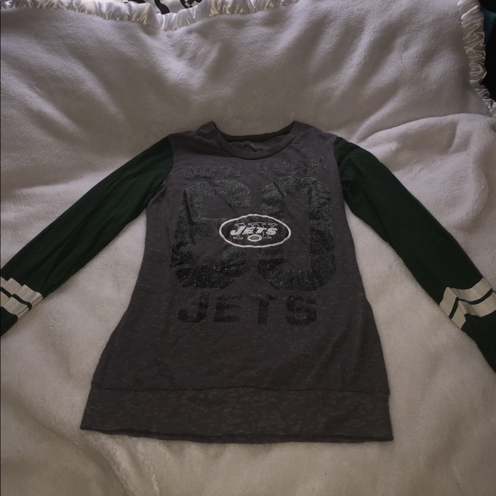 NFL Jets, long sleeve JUNIORS top
