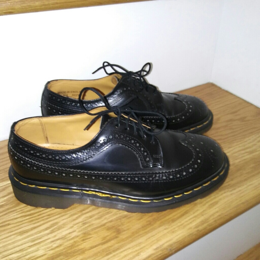 Vintage England Dr Martens 3989 wingtips uk 8