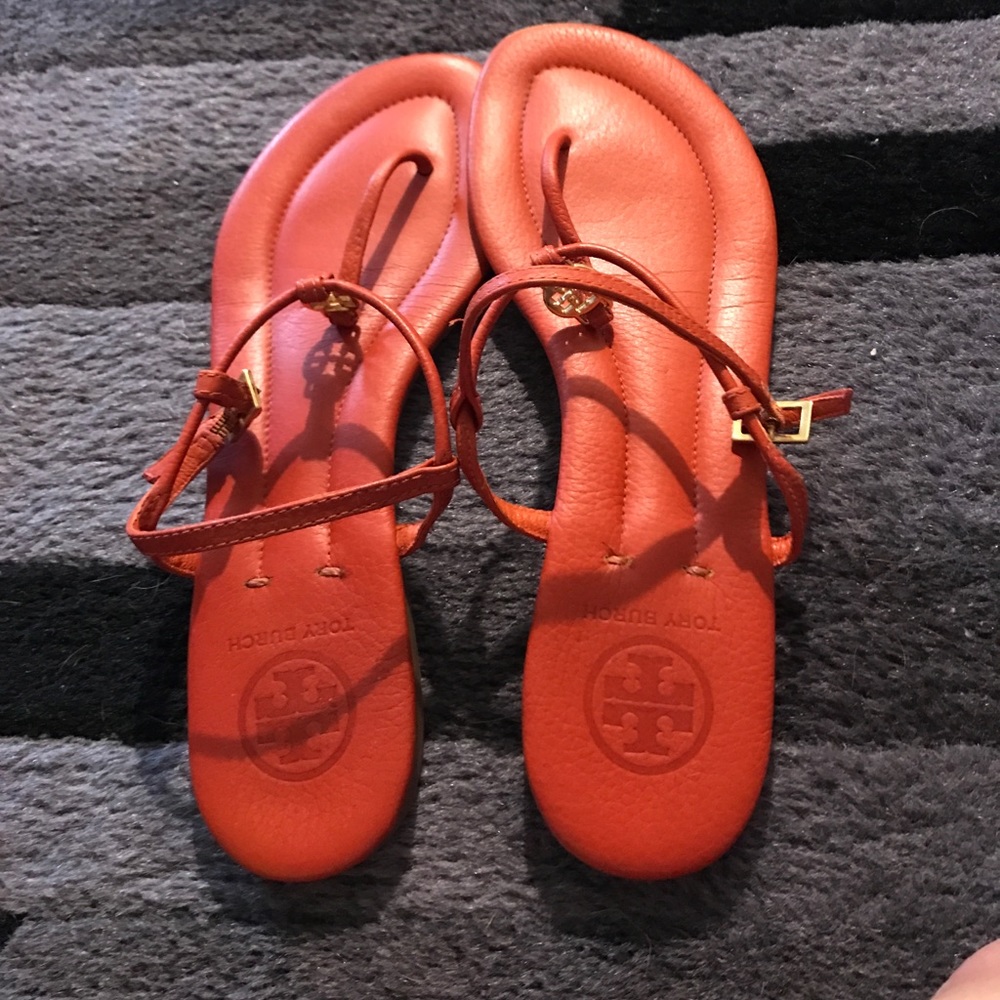 Fun Coral Flats by Tory Burch