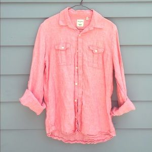 Men's Salmon Baird McNutt Linen Murano shirt