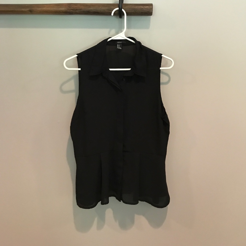 Forever 21 Black Blouse