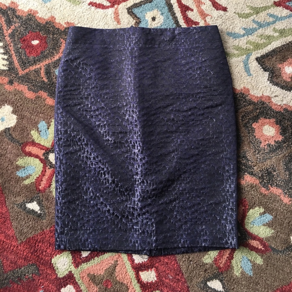 ABS platinum Allen Schwartz pencil skirt