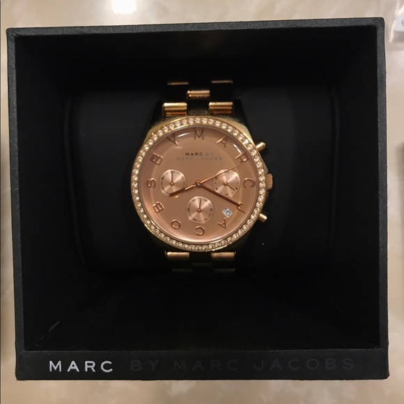 Marc Jacobs Rose Gold watch *no longer in stores* - Picture 1 of 6