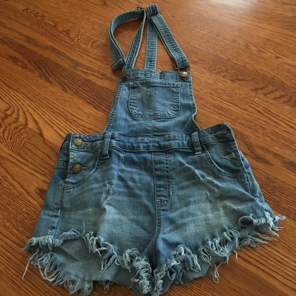Denim overalls