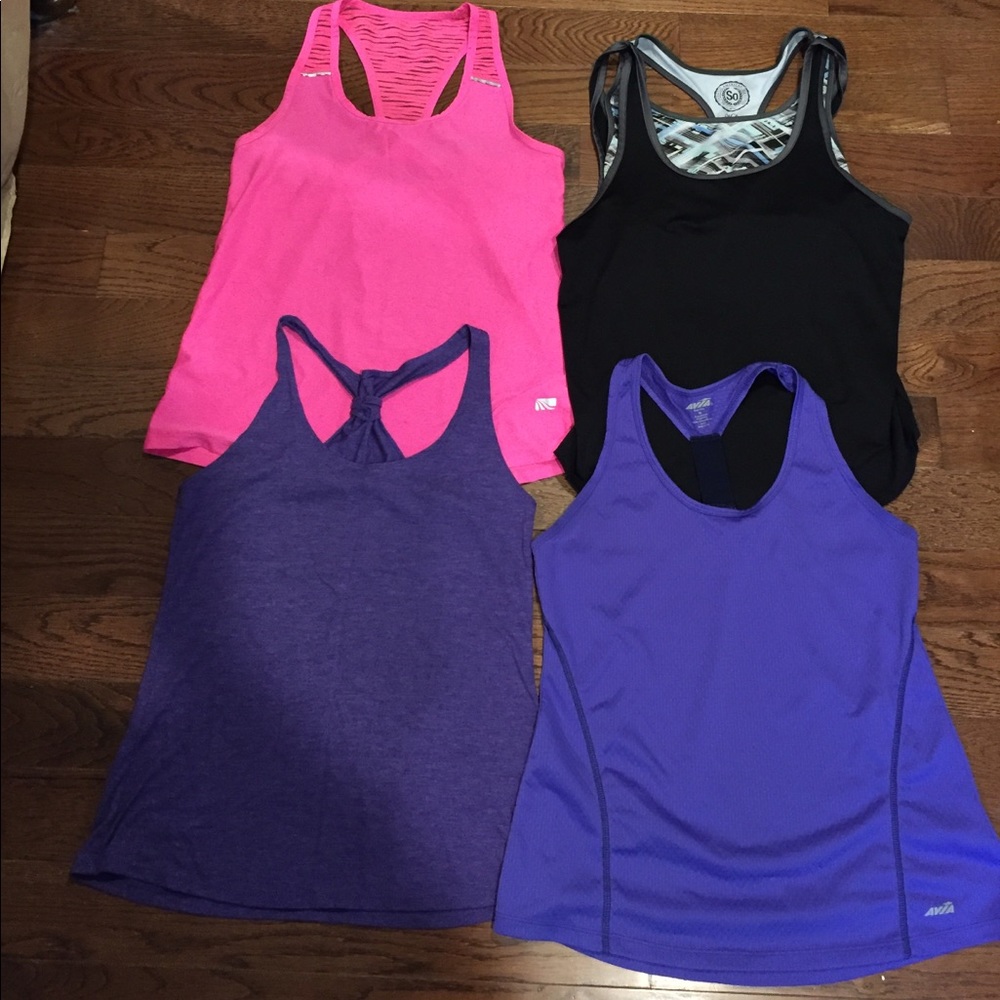 LOT of 4 workout tops