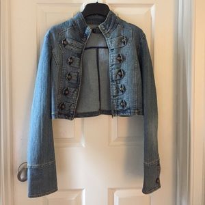 Vintage cropped denim jacket