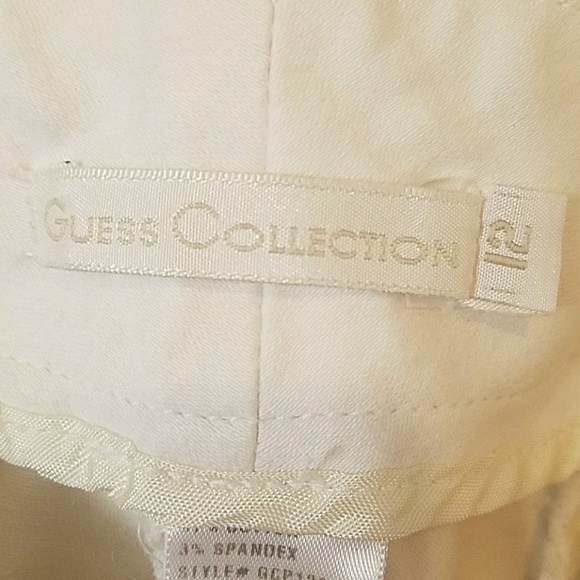 Guess Collection white pants Pockets. Sz 12 - Picture 3 of 3