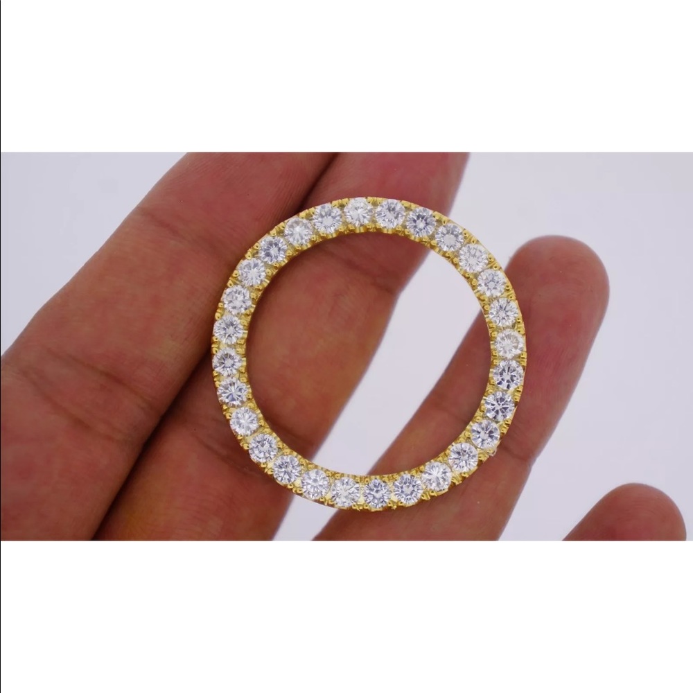 6.00Ct Bezel For Your ROLEX BLING!!!