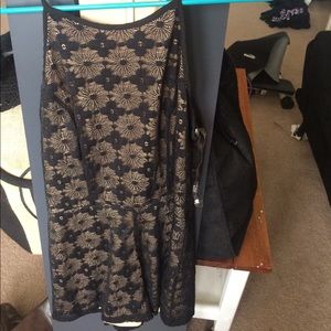 Black lace romper