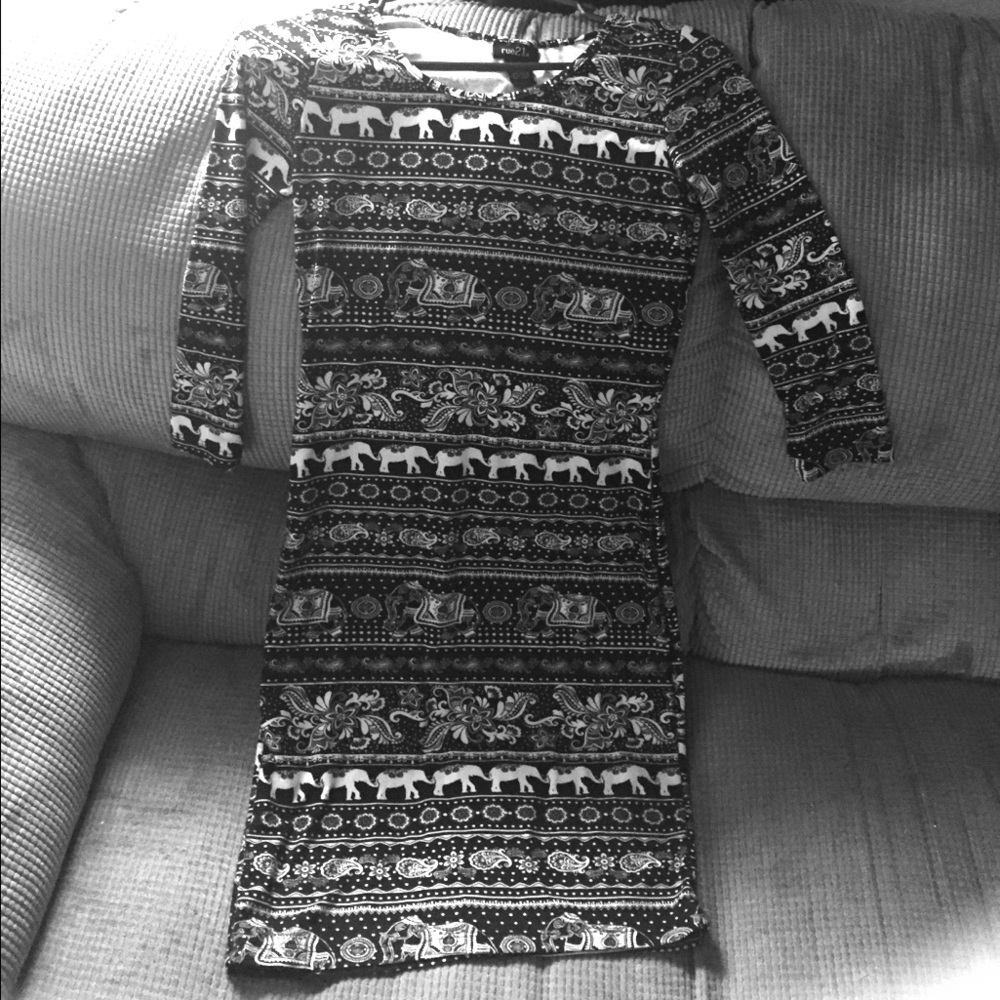 Rue 21 elephant print dress