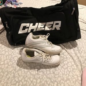 Cheer bag and cheer shoes