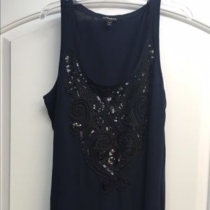 Express embellished tank