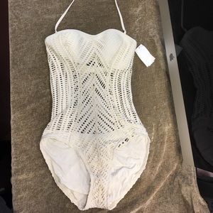 Robin Piccone - Fishnet One Piece .