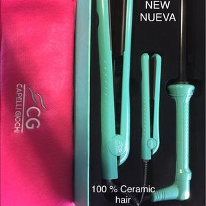 Brand new full set Ceramic flat and curling iron