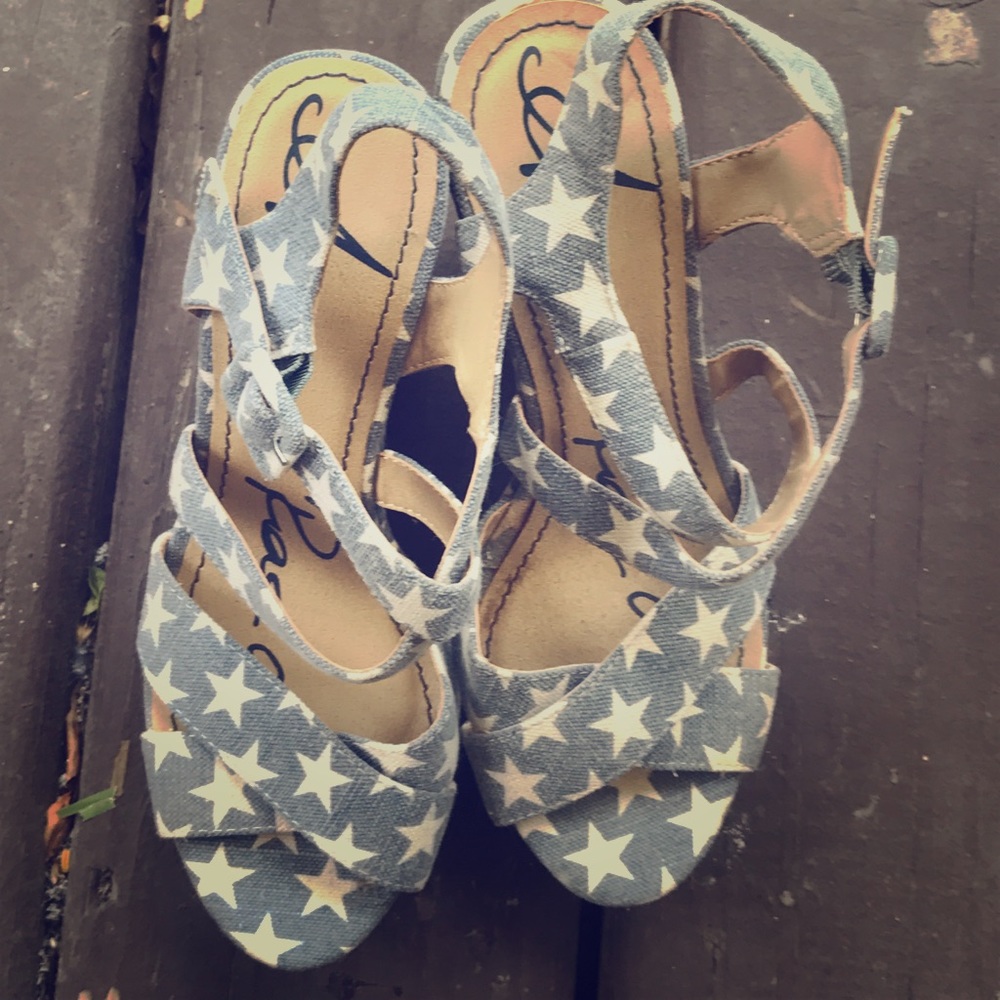 American rag Cie platform shoes