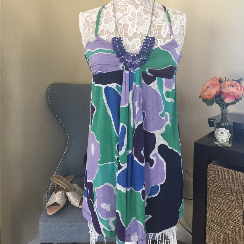 French Connection Viscose/Rayon Summer Dress in XS