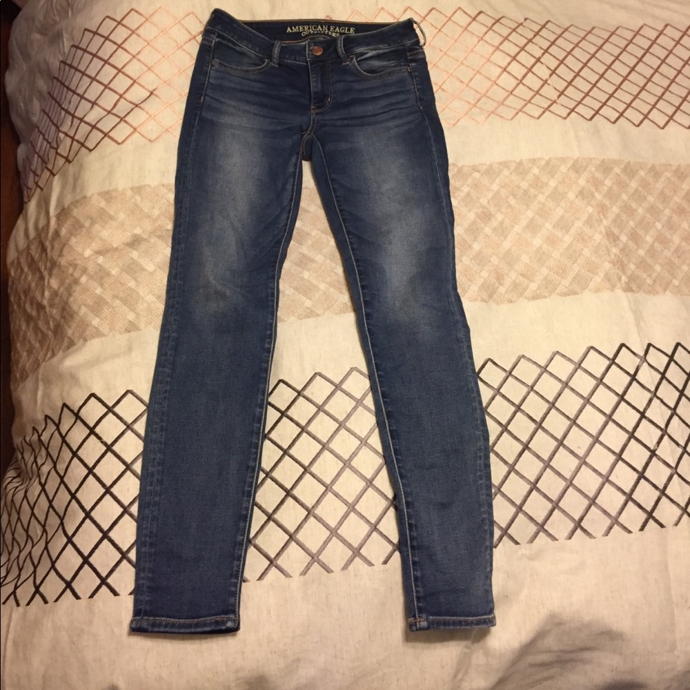 American Eagle super stretch low rise jeggings