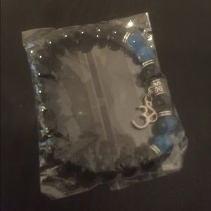 Zen blue and black bracelet