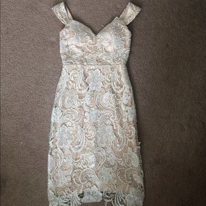 Off the shoulder midi dress