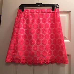 ⚡️SALE⚡️Neon Pink Lilly Pulitzer Skirt. Never Worn