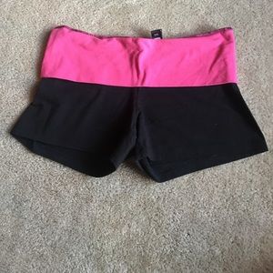 PINK spandex shorts