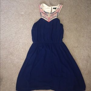 High neck dress