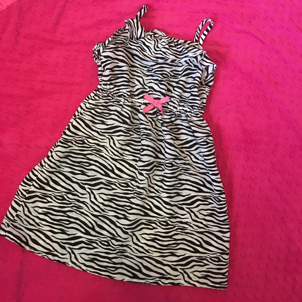 Zebra print dress,healthtex