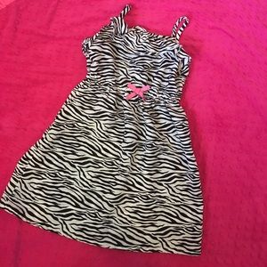 Zebra print dress,healthtex