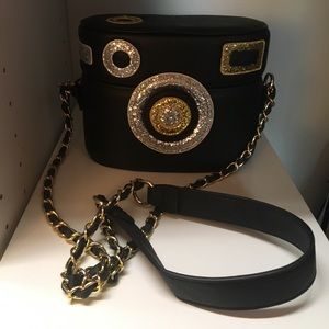 Betsey Johnson Hard-Sided Camera Purse