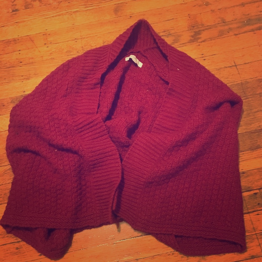 Very comfy red sweater, size small