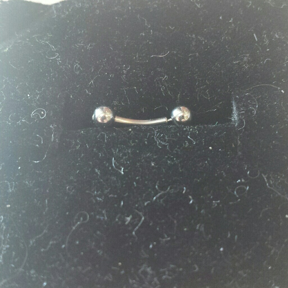Neometal Curved Barbell, nwot 1/4" 16g