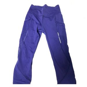 Lululemon High Waist Pace Rival Crop