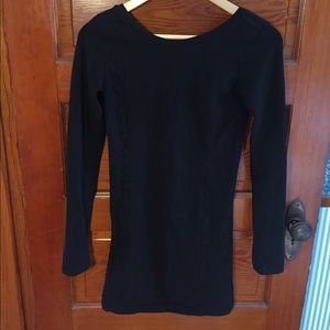 Long sleeve Black Bodycon Dress