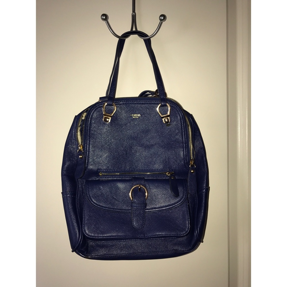Navy Blue Fashion Backpack