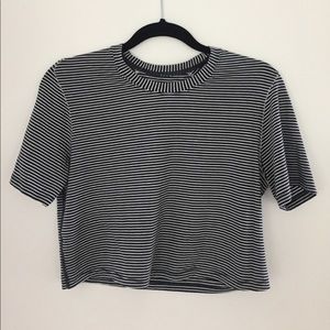 Lululemon striped crop top