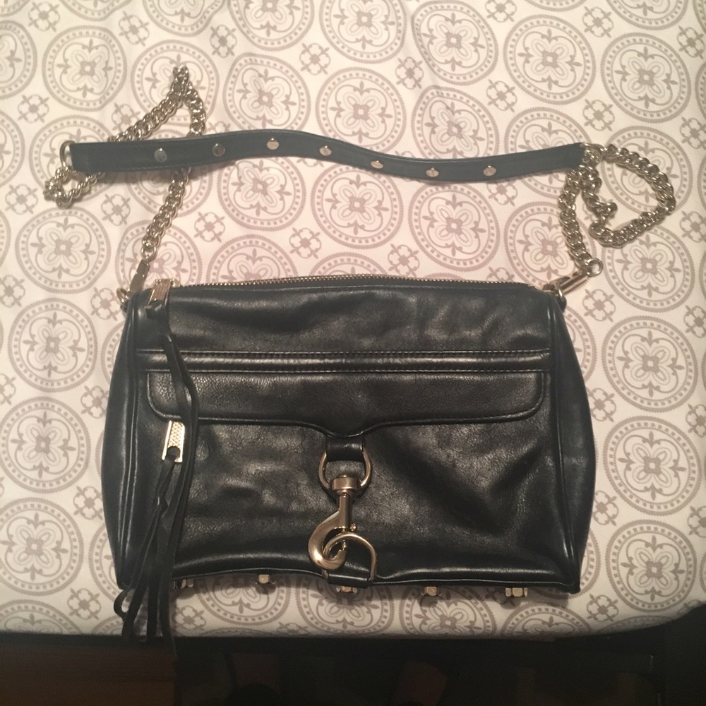 Rebecca Minkoff black Mac crossbody bag