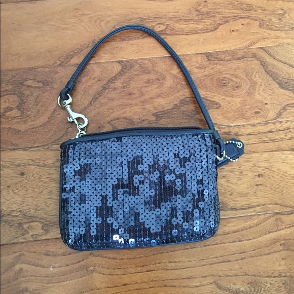 Coach Sequin Wristlet - Picture 2 of 2