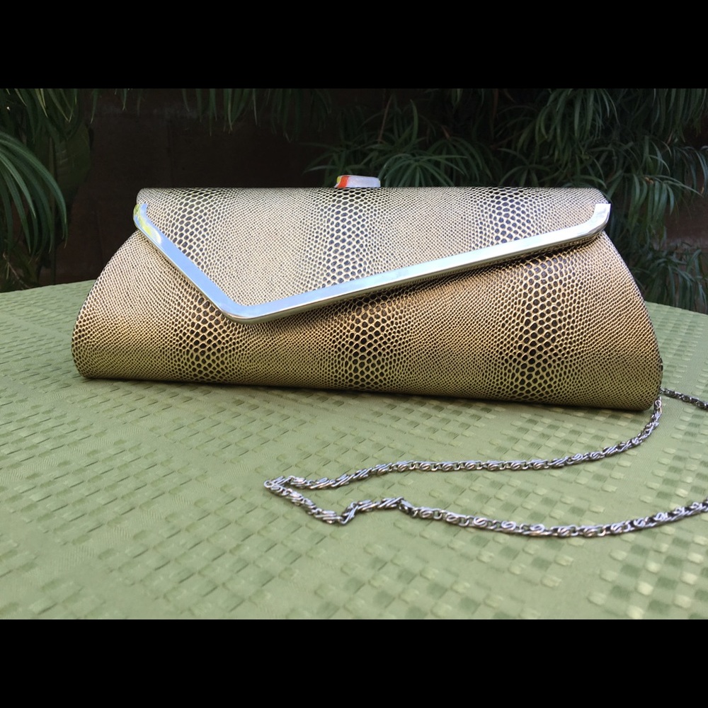 Arden B Gold Clutch