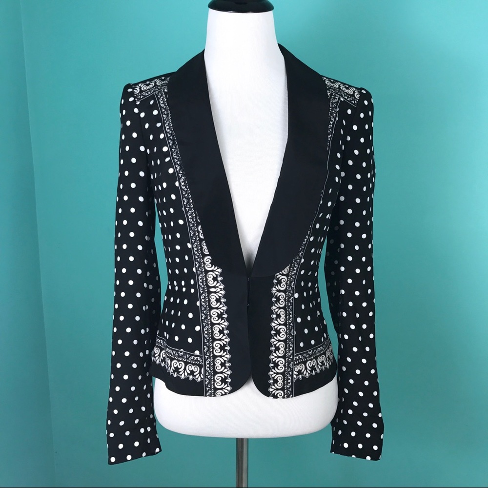 SALE White House Black Market Silk Blazer  0